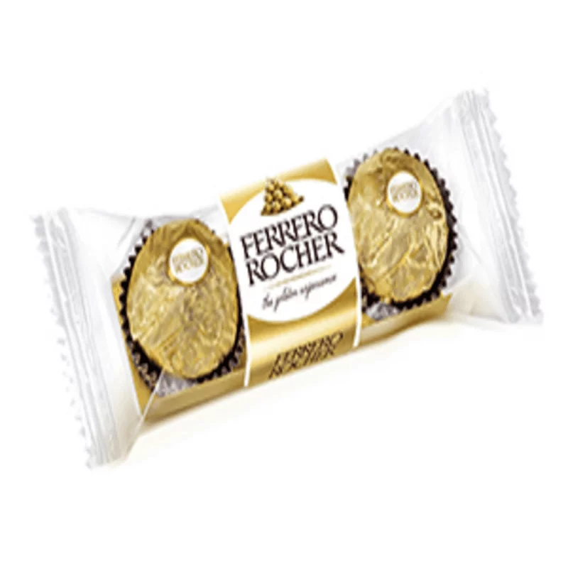 Chocolatina Ferrero Rocher X3 Bolsa 38 g