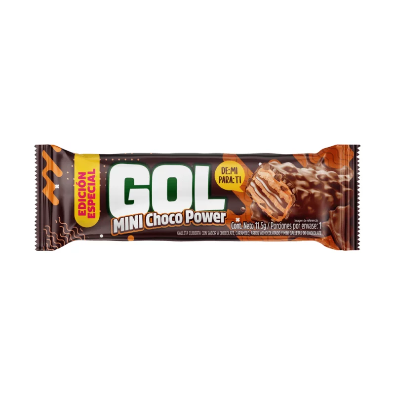 Chocolatina gol Mini Choco Power x 11.5 g