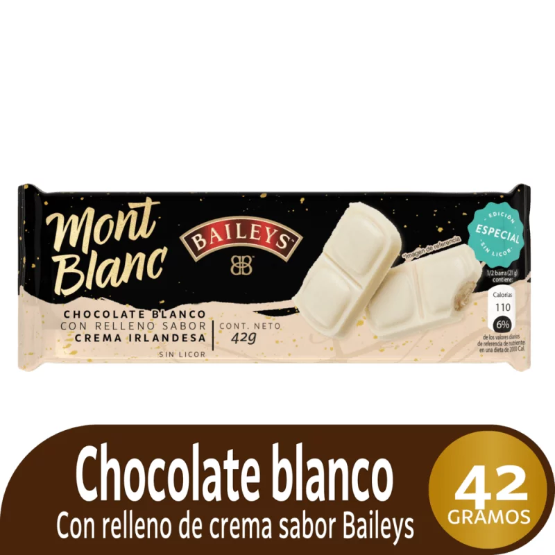 Chocolatina Montblanc Baileysblan x 42 g