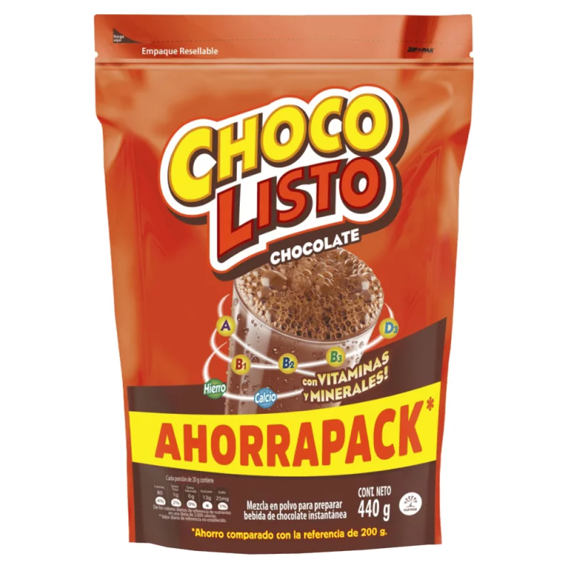 Chocolisto Chocolate Doypack 440 g