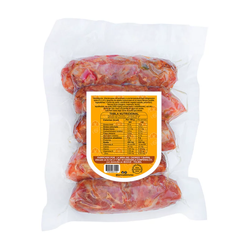 Chorizo La Mina Del Chorizo y El Barril x 250 g