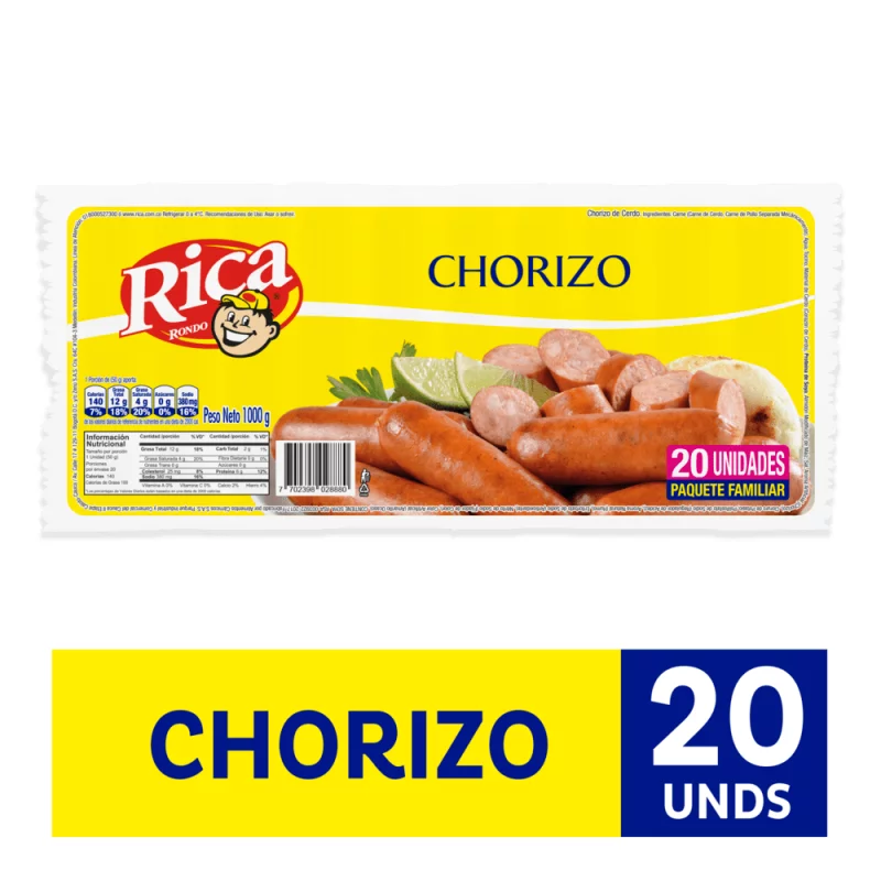 Chorizo Rica Familiar 1000 g