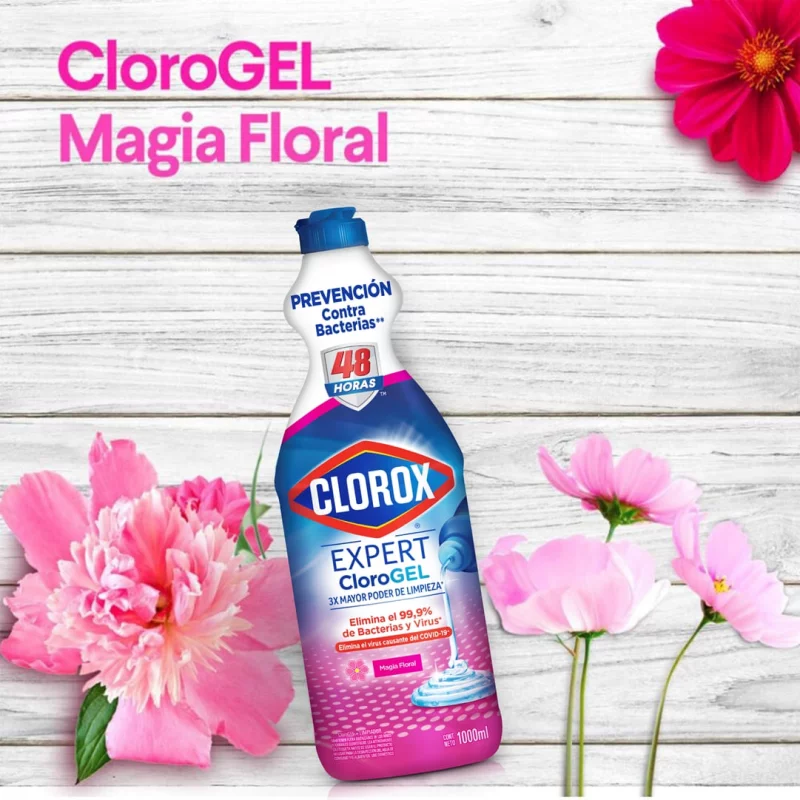 Clorox Power Gel Magia Floral 1000 ml