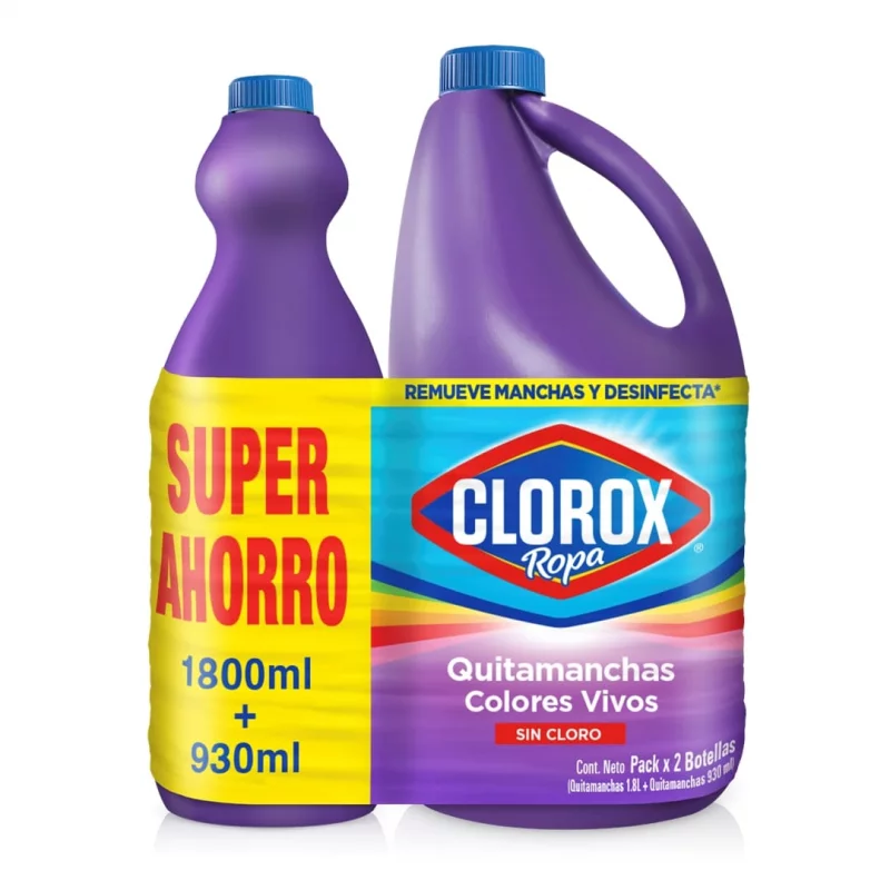 Clorox Ropa Color 1800 ml+ 930 ml Precio Especial