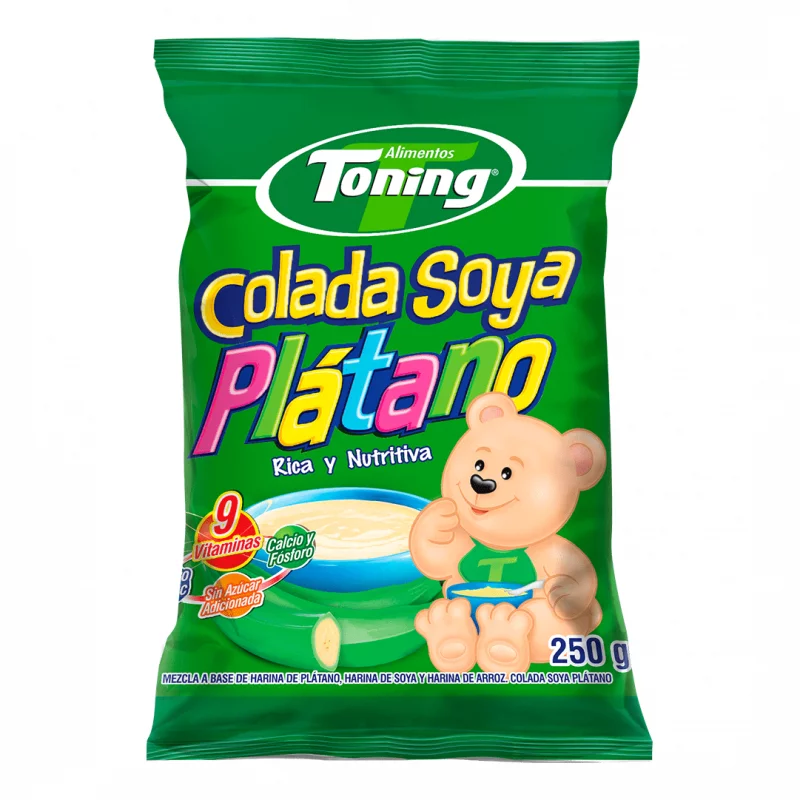 Colada Soya Plátano Toning 250 g