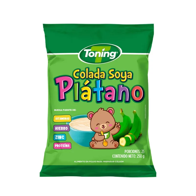 Colada Soya Plátano Toning 250 g