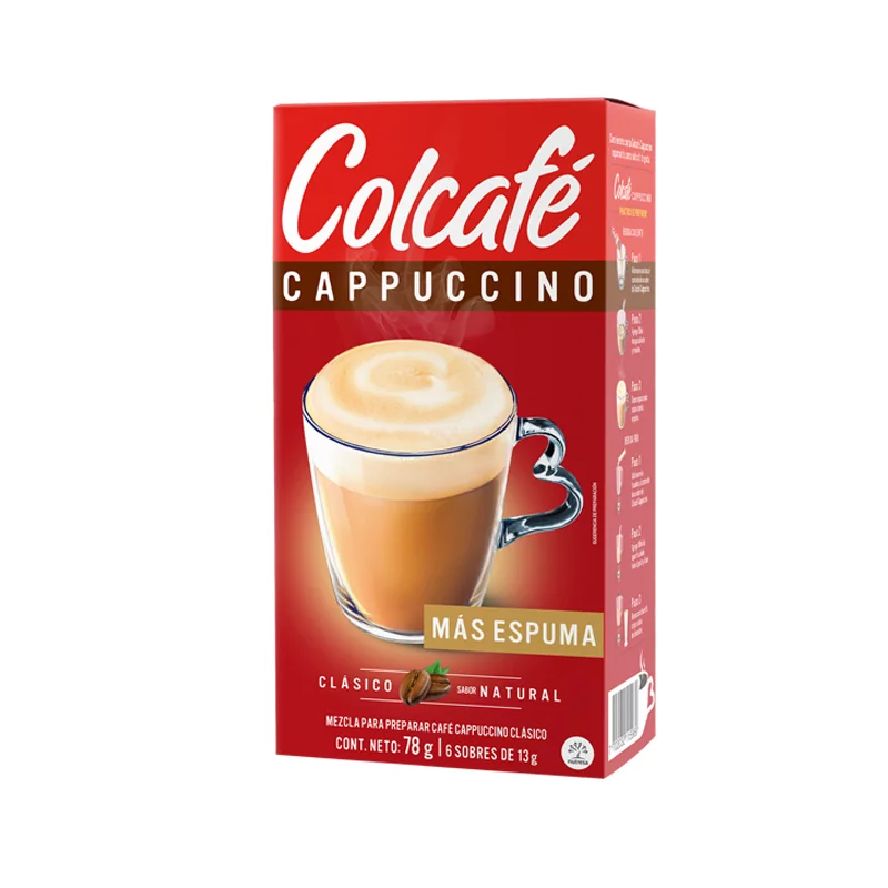 Colcafé Capuccino Clásico x 6 und 78 g
