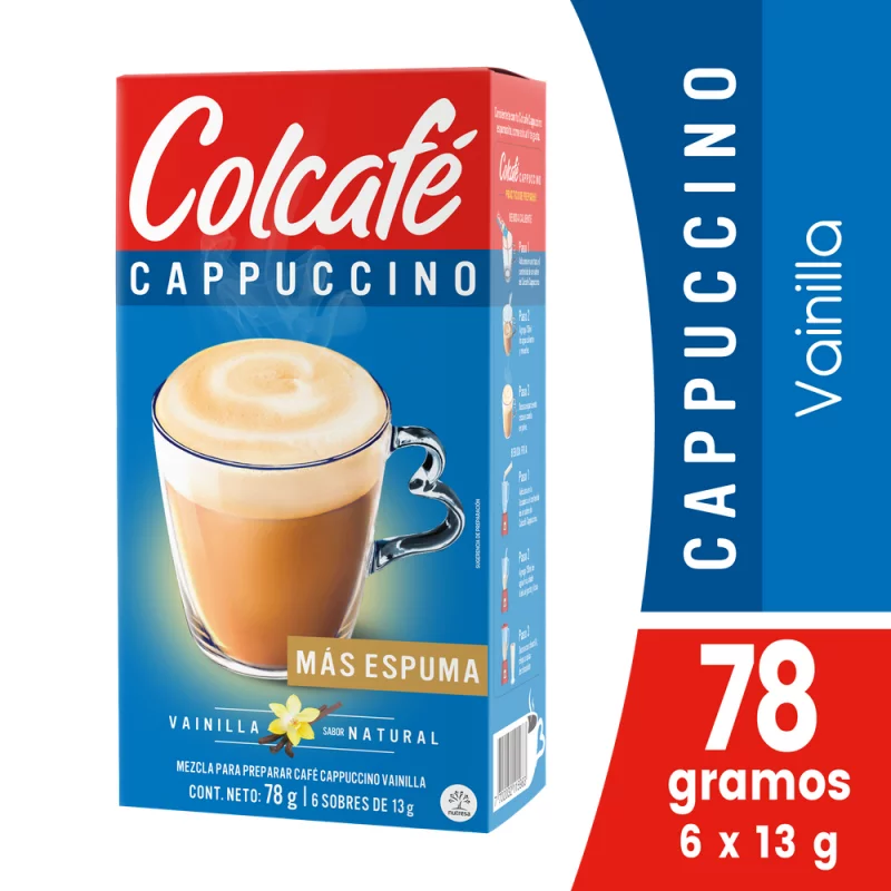 Colcafé Capuccino Vainilla X 6 und /13 g