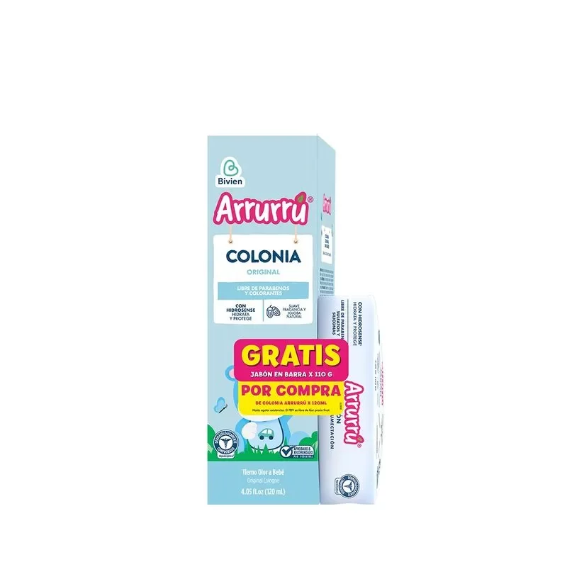 Colonia Arruru  N.P Azul 120 ml + Jabón 110 g