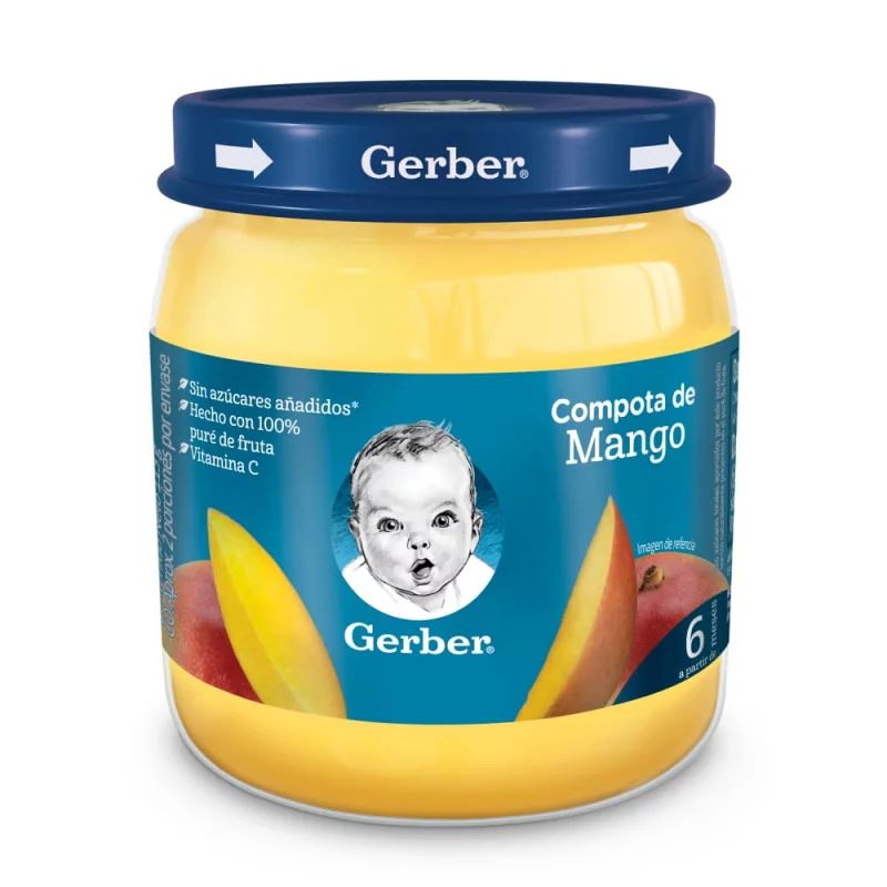 Compota Gerber Puré Mango 113 g