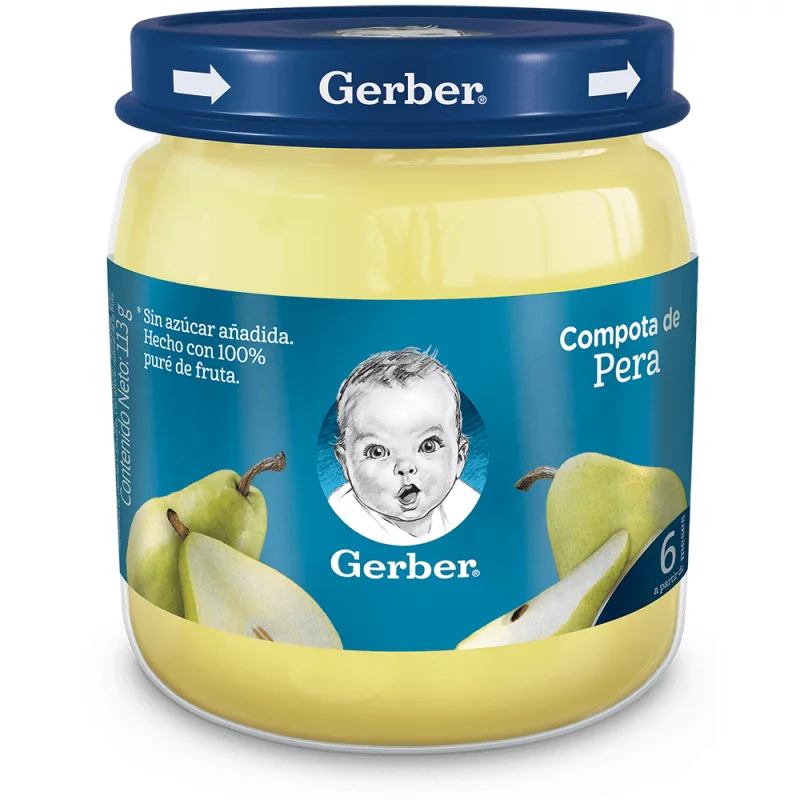 Compota Gerber Puré Pera 113 g
