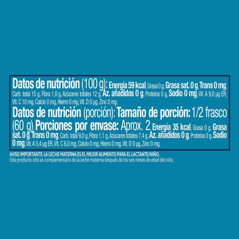 Compota Gerber Puré Pera 113 g