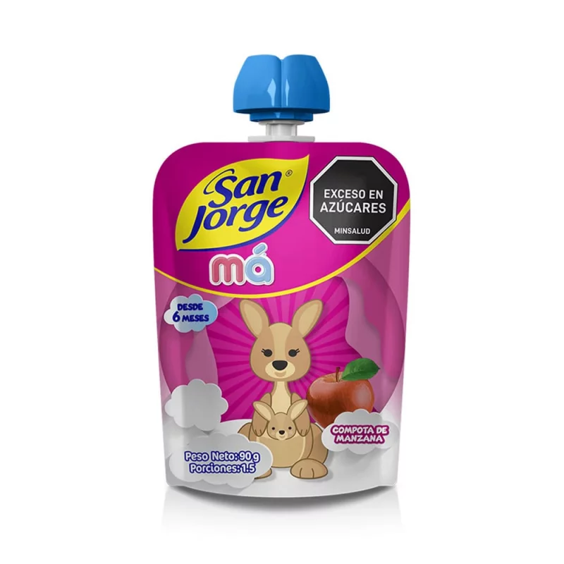 Compota San Jorge Ma Pouch Manzana x 90 g