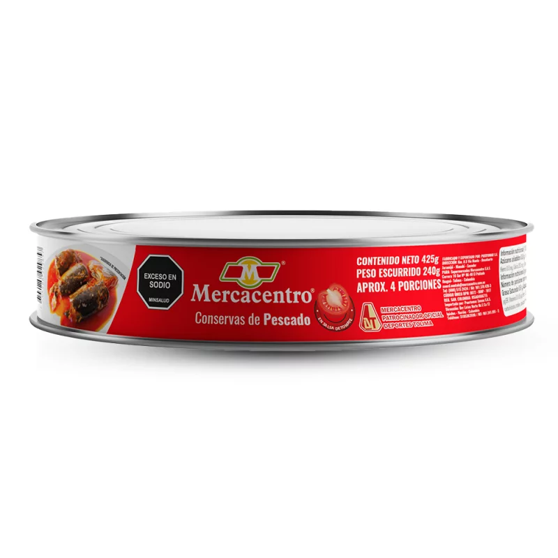 Conserva De Pescado Mercacentro Salsa Tomate 425 g