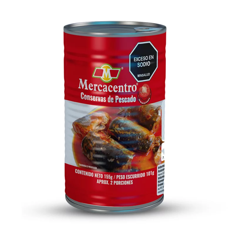 Conserva De Pescado Mercacentro Slsa De Tomate 155 g