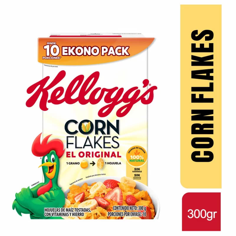 Corn Flakes Kellogg'S Ekono Pack X 300 G - Mercacentro.com | Compra Online