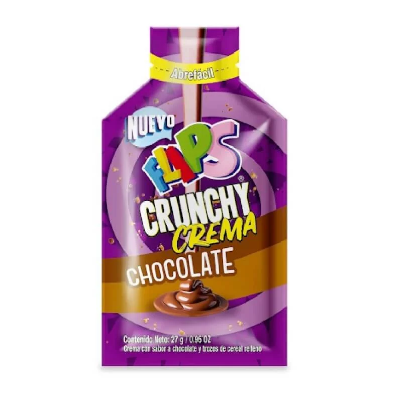 Crema Chocolate Flips Crunchy x 27 g