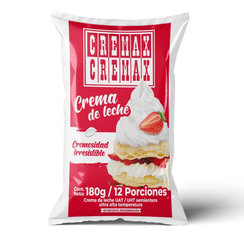 Crema De Leche Gloria UHT Bolsa x 180 ml