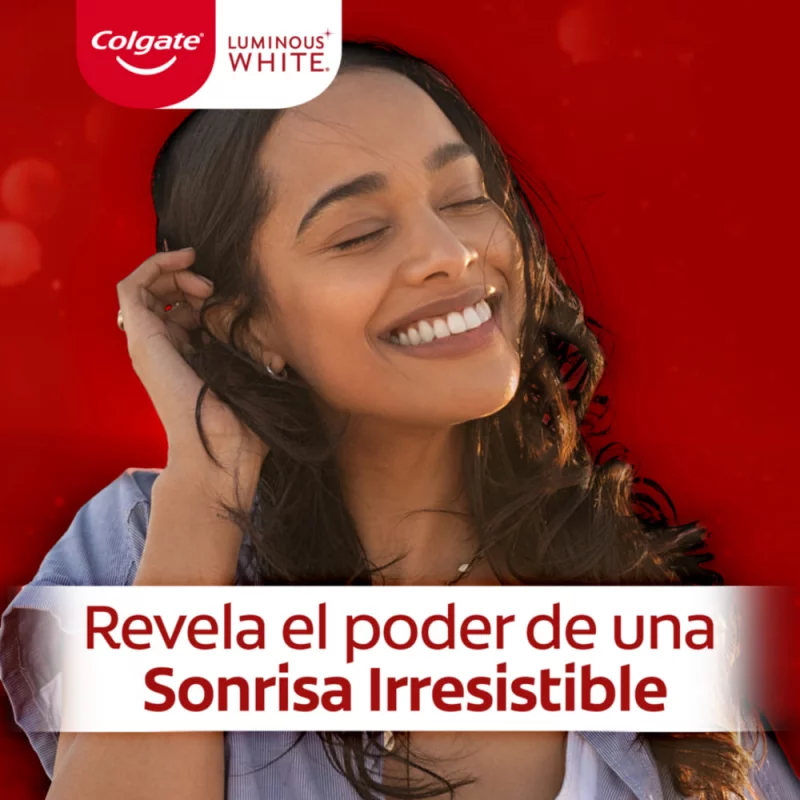 Crema Dental Colgate Luminous White Brilliant White 75ml x 2und