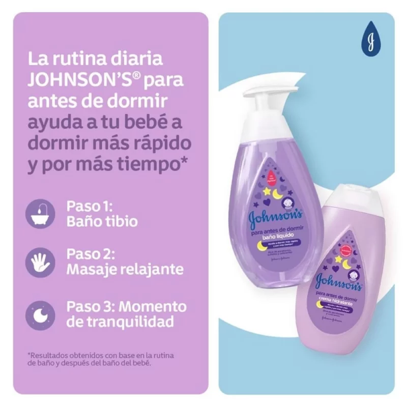 Crema Johnson Antes De Dormir x 400 ml