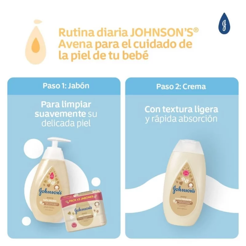 Crema Johnson Avena 800 ml