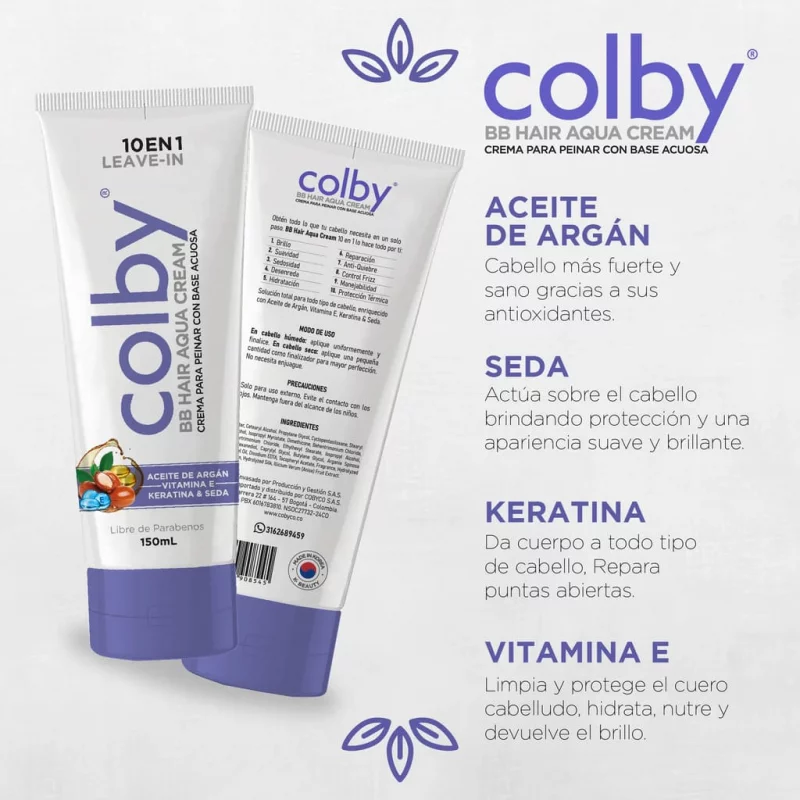 Crema Para Peinar Colby Tubo x 150 ml