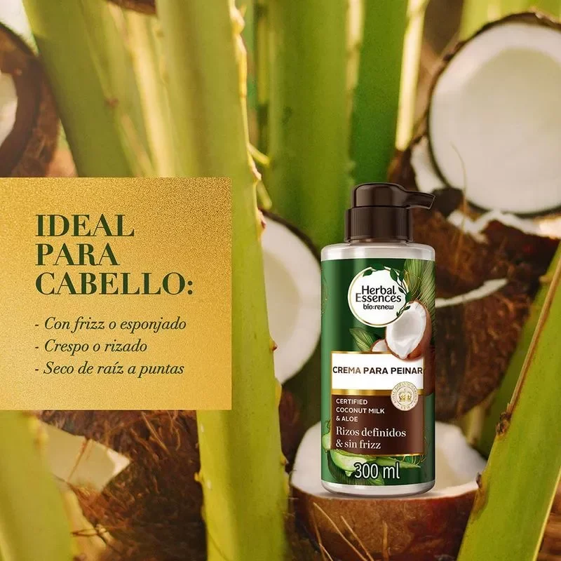 Crema Para Peinar Herbal Essences Coconut x 300 ml