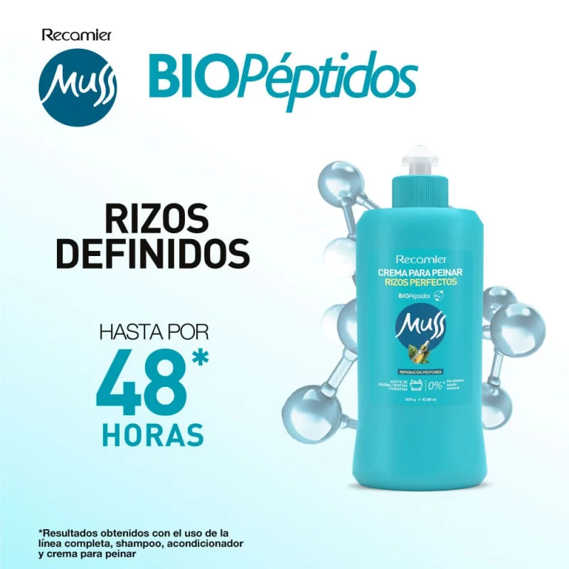 Crema Para Peinar Muss Rizos Perfectos x 300 ml