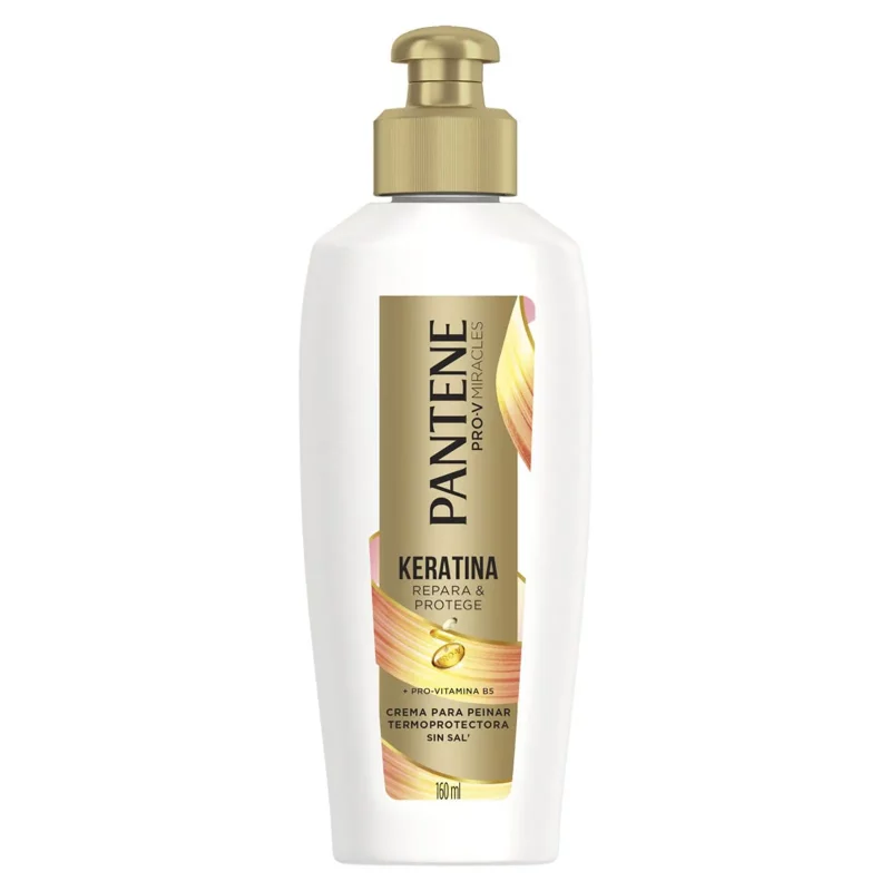 Crema Para Peinar Pantene Keratina x 160 ml