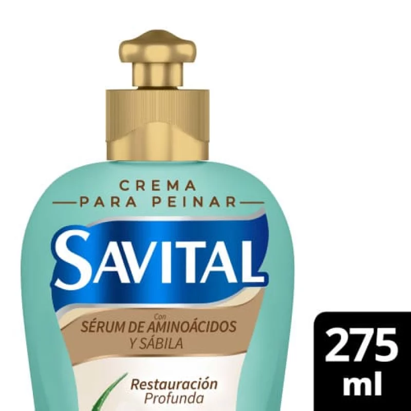 Crema Para Peinar Savital Aminoacidos x 275 ml