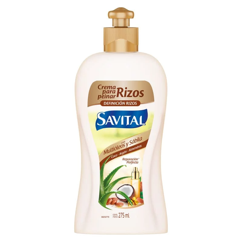 Crema Para Peinar Savital Multioleos 275 ml