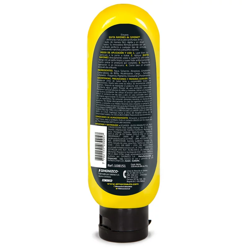 Crema Simoniz Quitarrayones x 120 ml