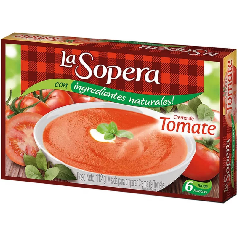 Crema Sopera 6 Porciones Tomate x 112 g