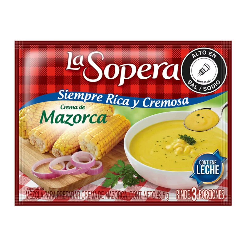 Crema Sopera Mazorca 3 Porciones 42 g
