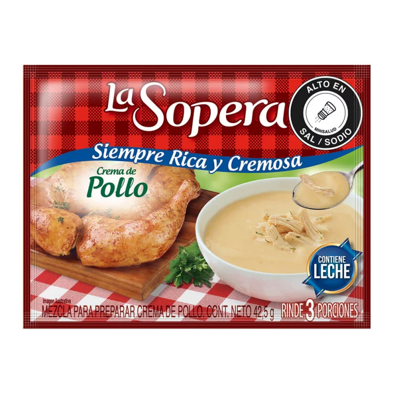 Crema Sopera Pollo 3 Porciones 43 g