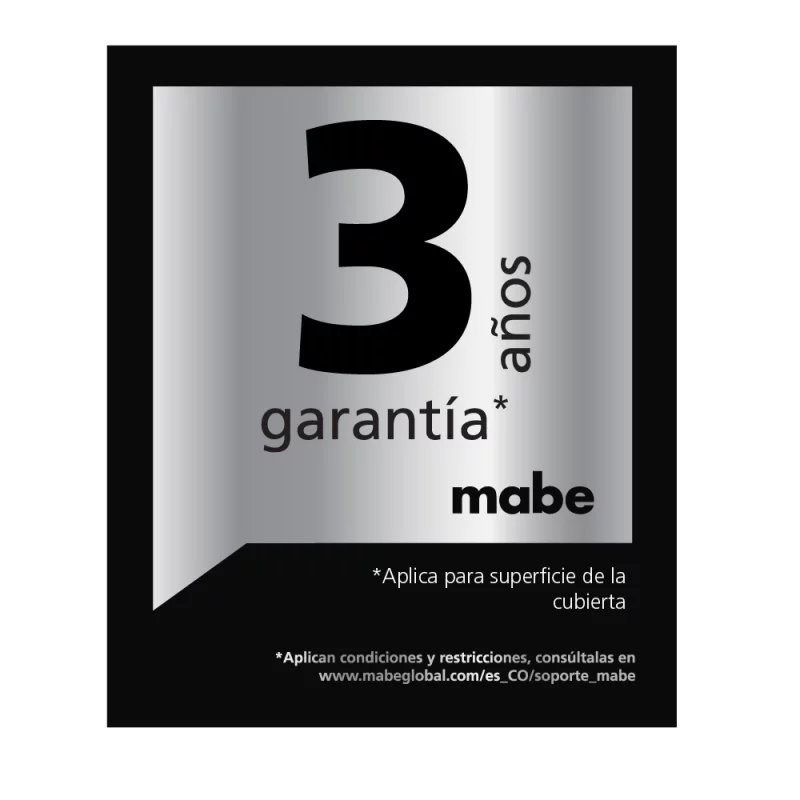 Cubierta Mabe 60 cm 4 Puestos Mixta CMG6054FA-0CON - Plateado