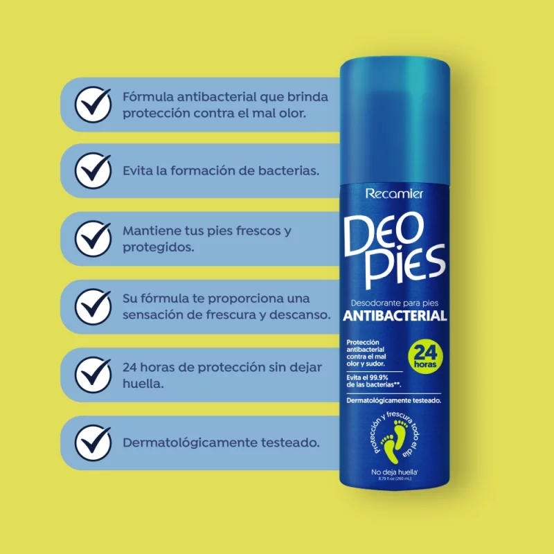 Deo Pies Antibacterial x 180 ml