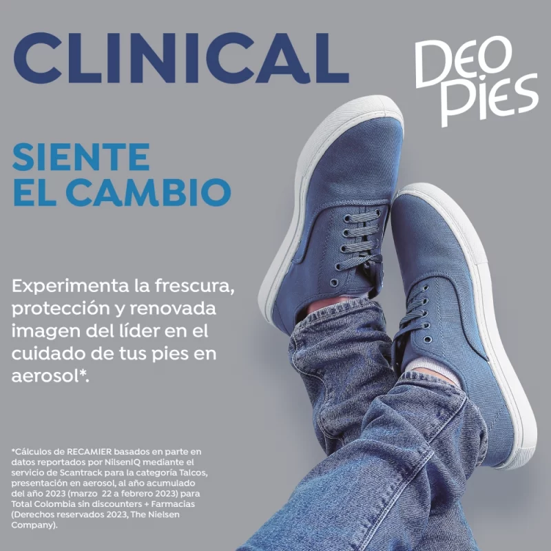 Deo Pies Clinical 2 x 260 ml Precio Especial