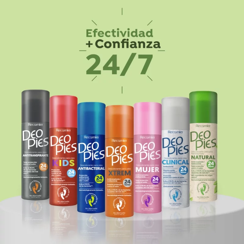 Deo Pies Natural x 260 ml Piedralumbre