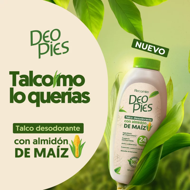 Deo Pies Talcos Super Oferta  Almidon De Maiz x 120 g Gratis 60g