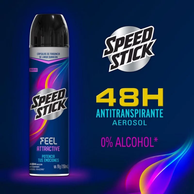 Deosodorante Speed Stick Feel Attractive 91g