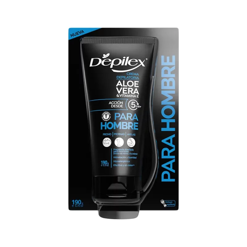 Depilex Crema Men Aloe Vera x 190 g