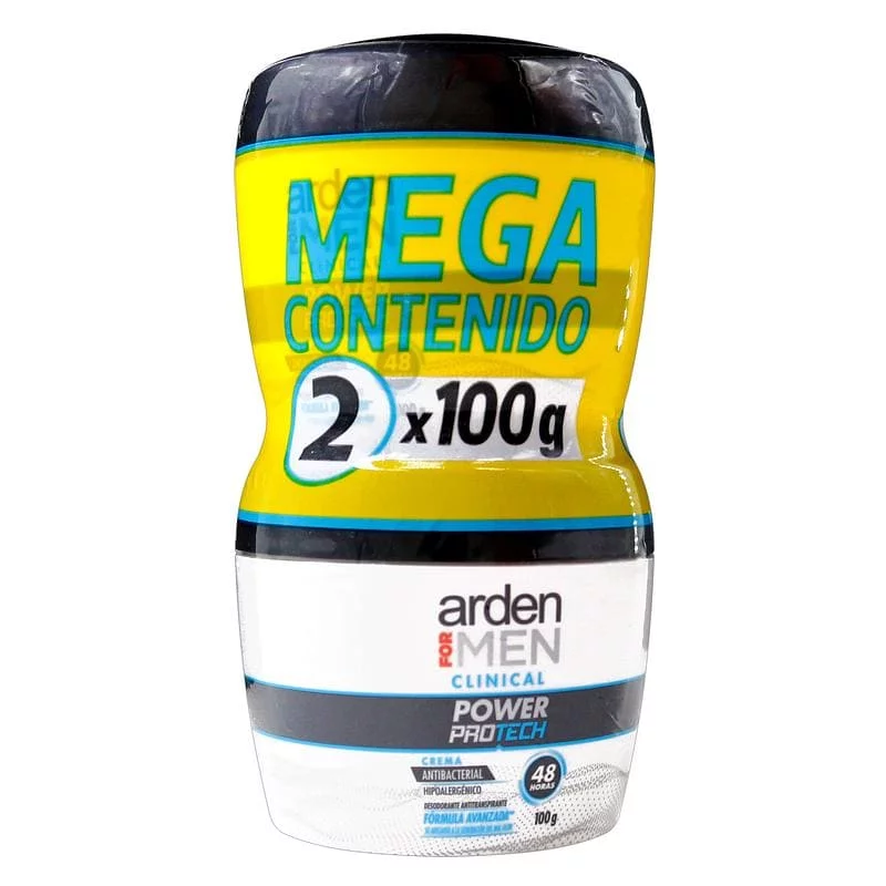 Desodorante Arden For Men Crema Clinical 2 x 100 g