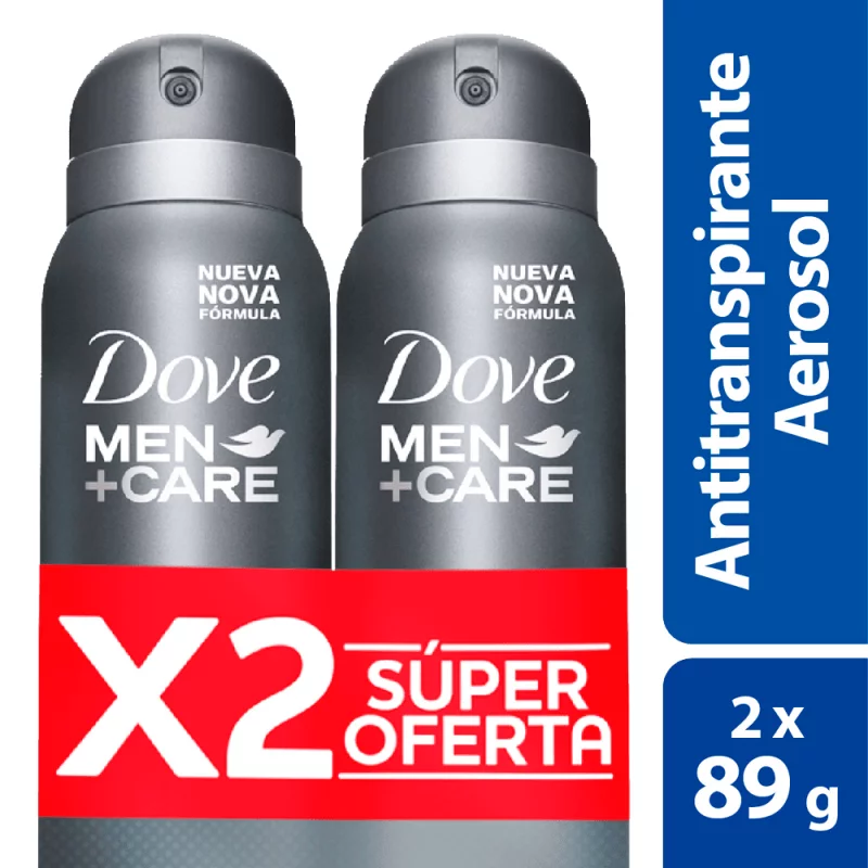 Desodorante Dove 2X 89 g Men + Care Clean Comfort Super Ofer