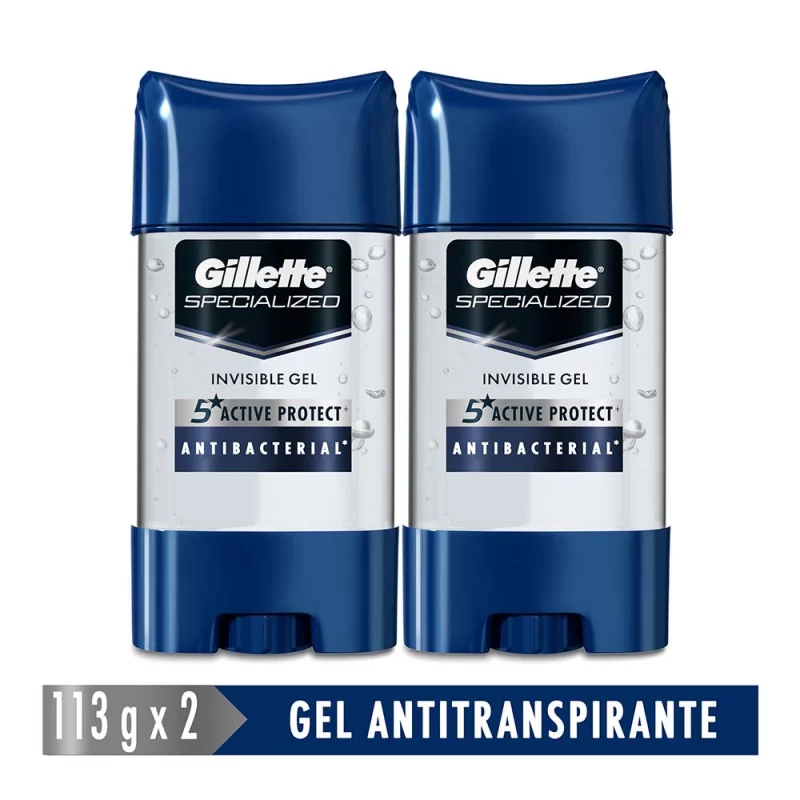 Desodorante Gillette 2X113 g Antibacterial
