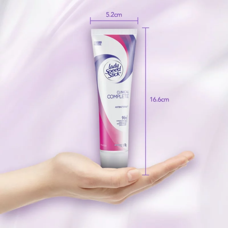 Desodorante Lady Speed Stick Clinical Powder Tubo 100g
