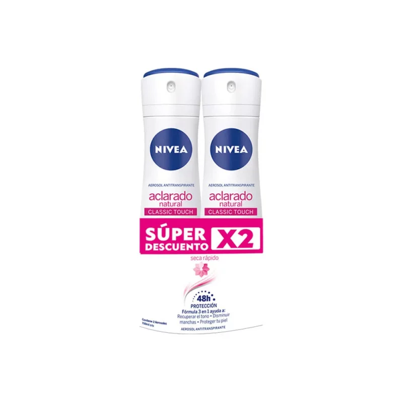Desodorante Nivea Spray Women 2 und x 150 ml Aclarad