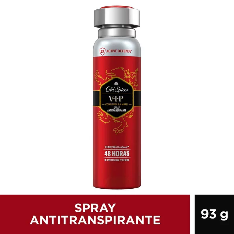 Desodorante Old Spice Spray Antitransp x 93 g V.I.P.