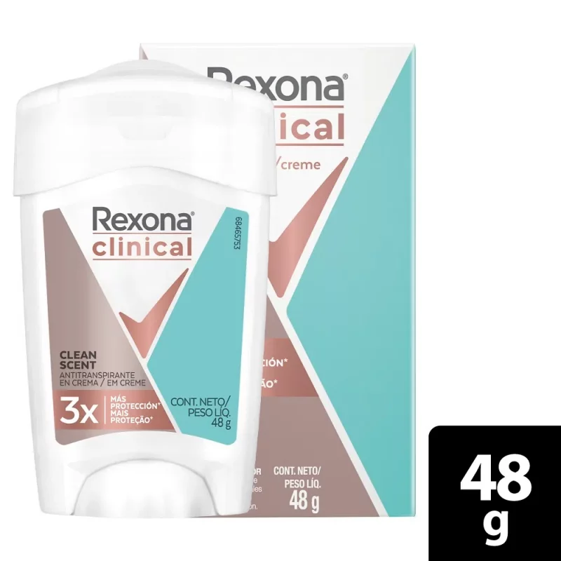 Desodorante Rexona Clinical Clean Scent 48g