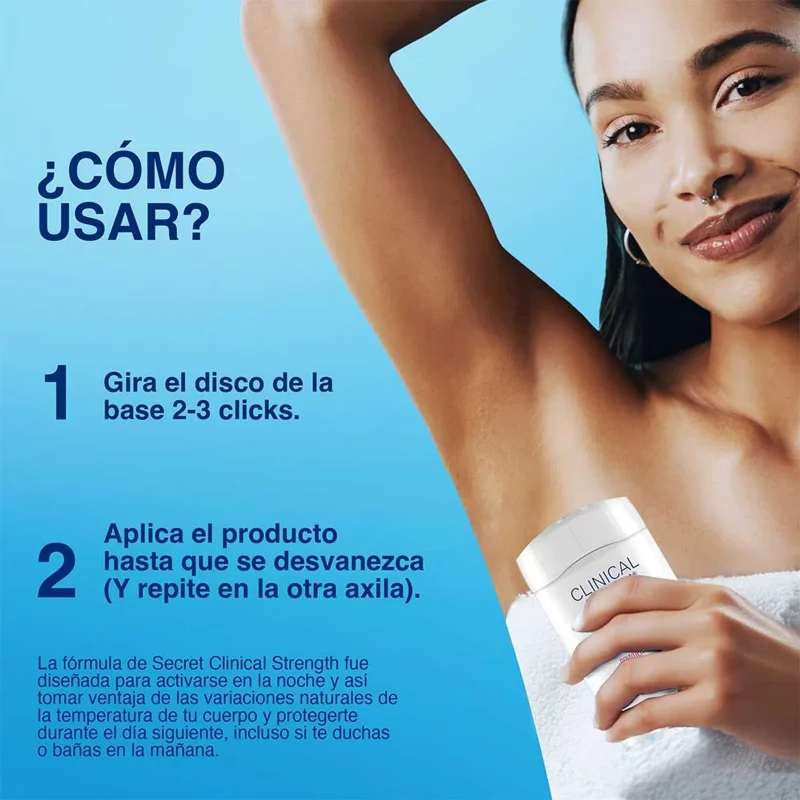 Desodorante Secret Crema Algodon x 45 g